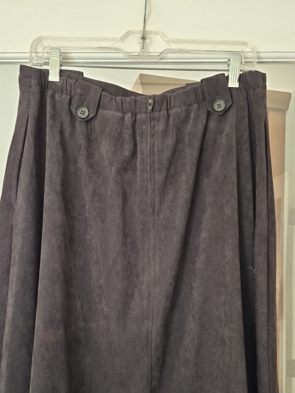 COLDWATER CREEK Y2K Long Skirt Black 16 - Picture 3 of 5